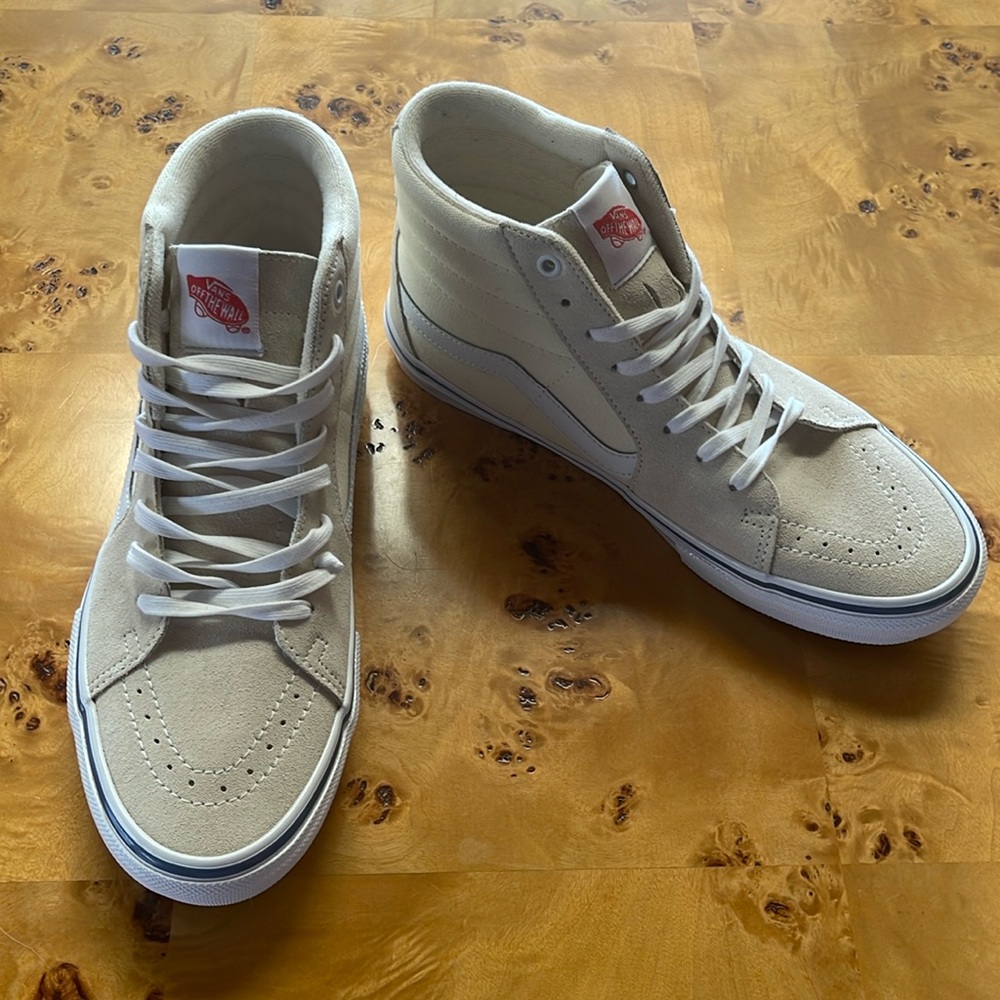 NEW Vans Sk8-Hi 'Checkerboard - Off-White'